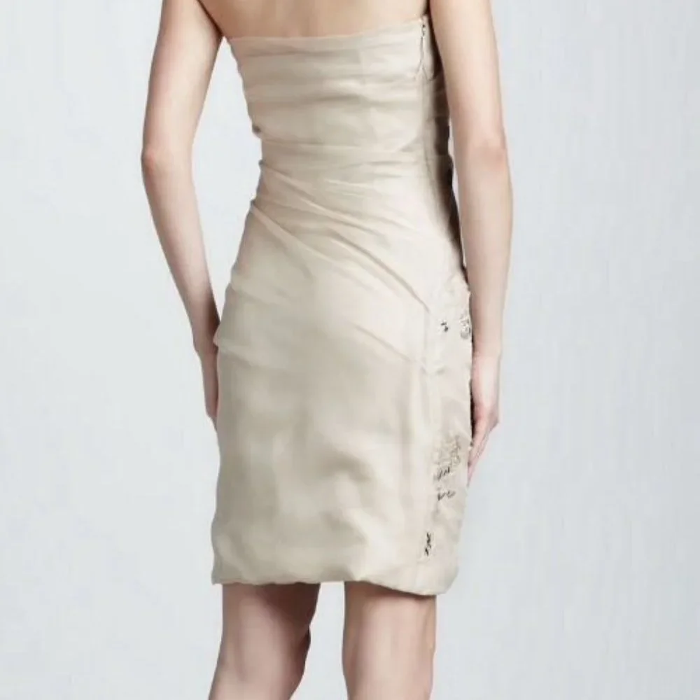 J. MENDEL**Embroidered Organza Dress $3750 US 4 - Picture 5 of 8